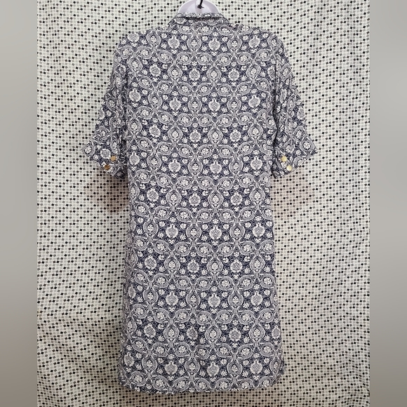 Vtg Gold Hawk Silk Dress Size XS - Picture 4 of 7